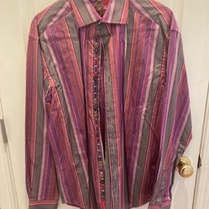 Robert Graham men's casual button down size Large